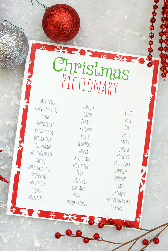 Free Printable Holiday Party Games for Kids – Fun-Squared