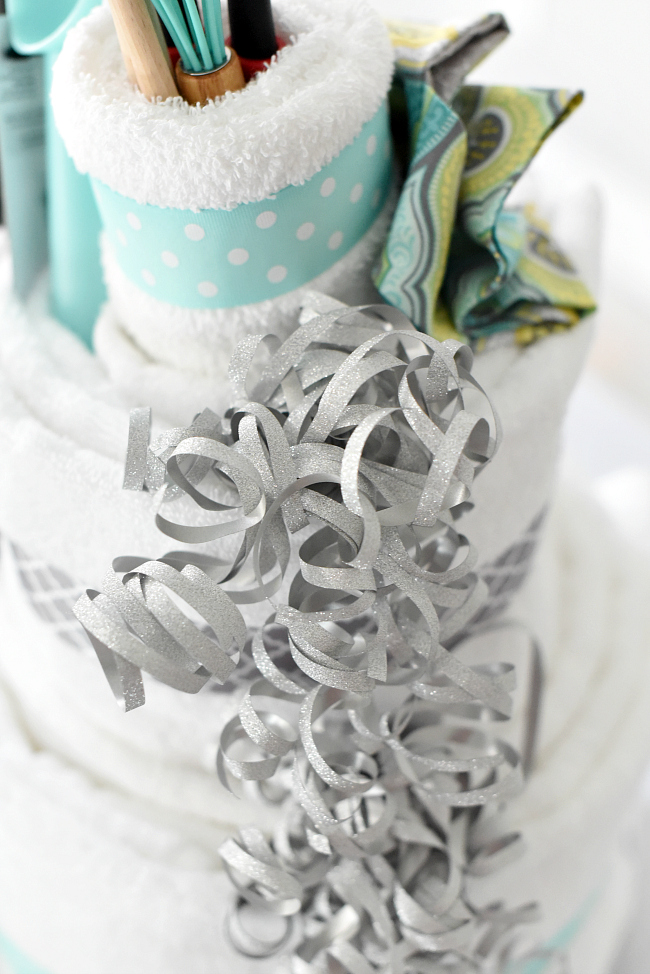 Bridal Shower Gift IdeaTowel Cake FunSquared