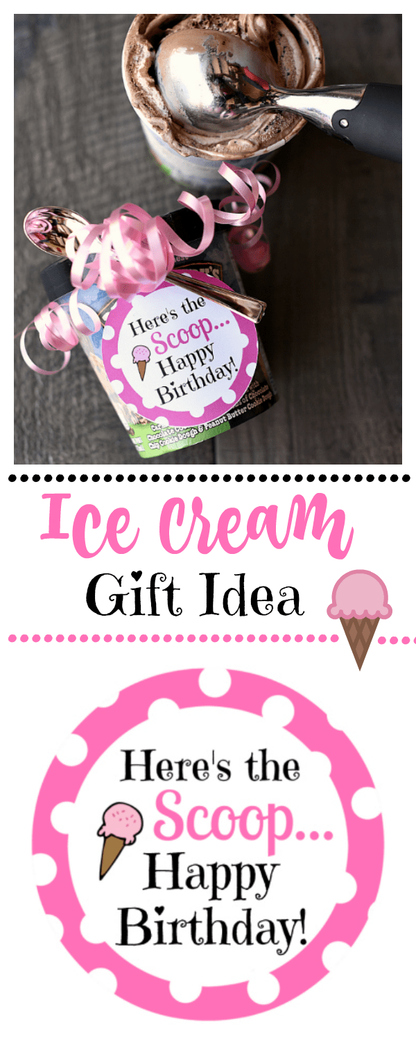 Here's the Scoop Ice Cream Gift Idea FunSquared