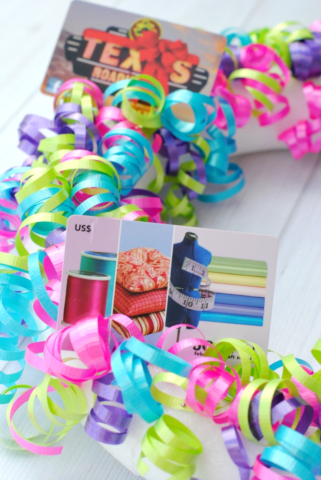 Creative Gift Card Ideas Gift Card Wreath FunSquared