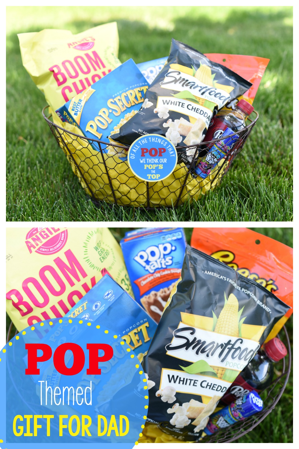 DIY Father's Day Basket Ideas Pop Themed FunSquared