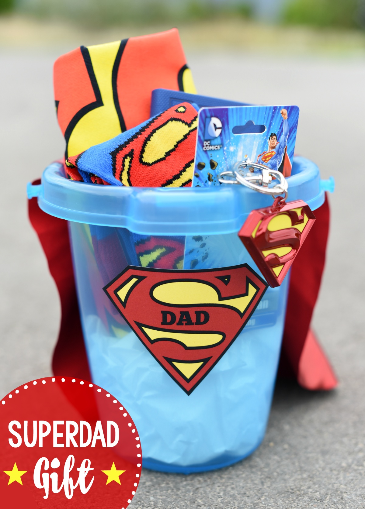 Father's Day Superhero Gift Basket FunSquared