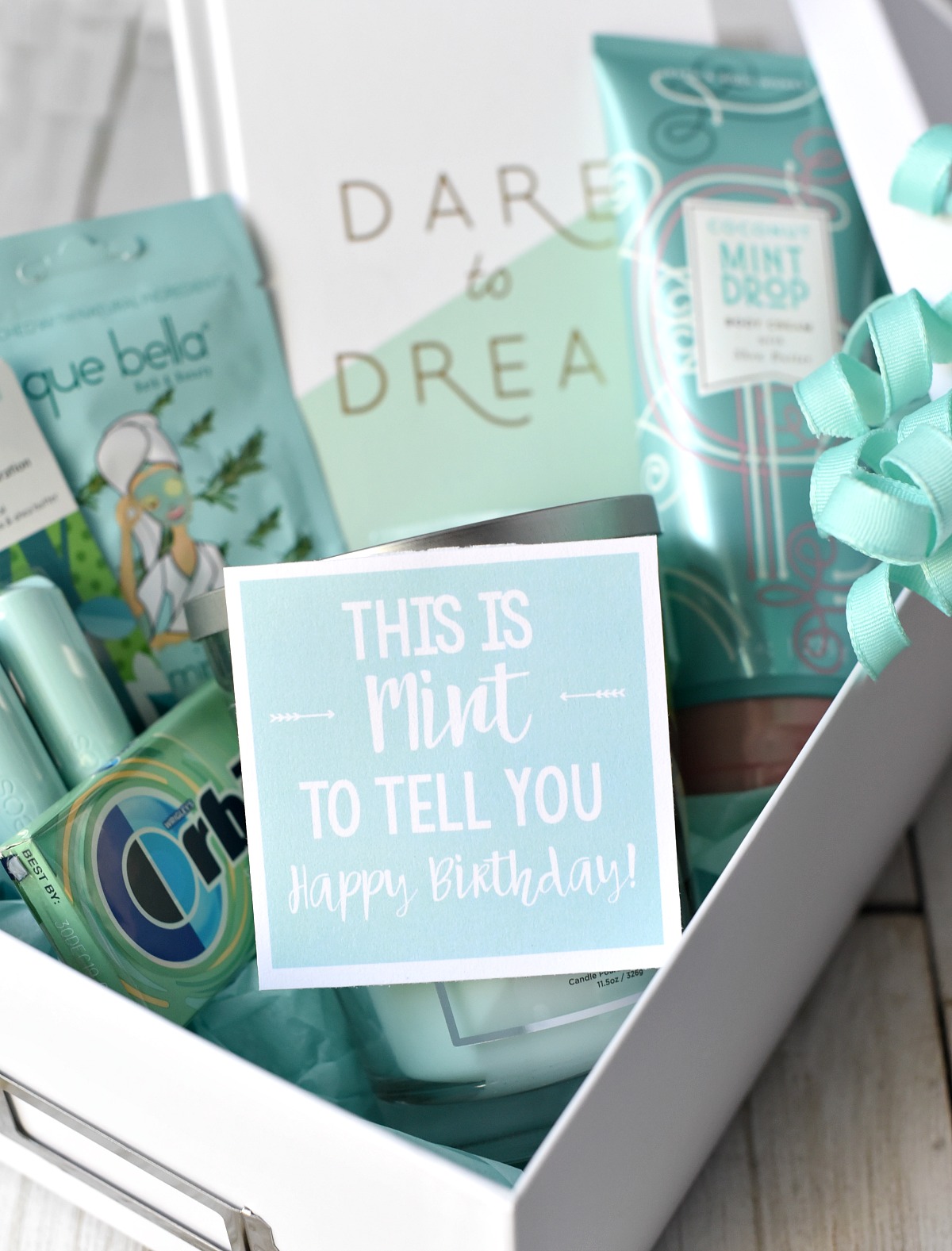 Cute Mint Themed Gift for Birthdays or Thank Yous FunSquared