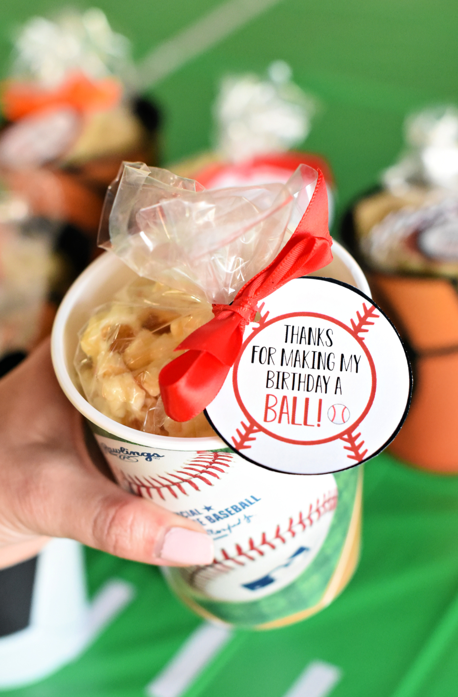 Sports Themed Party Favors & Tags FunSquared