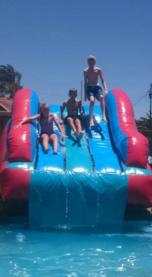 Pool Slide Party Animals