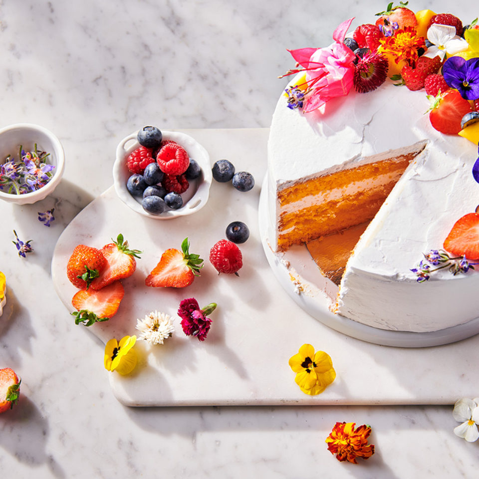 Edible Flower Cake Decorations Recipe Best Flower Site