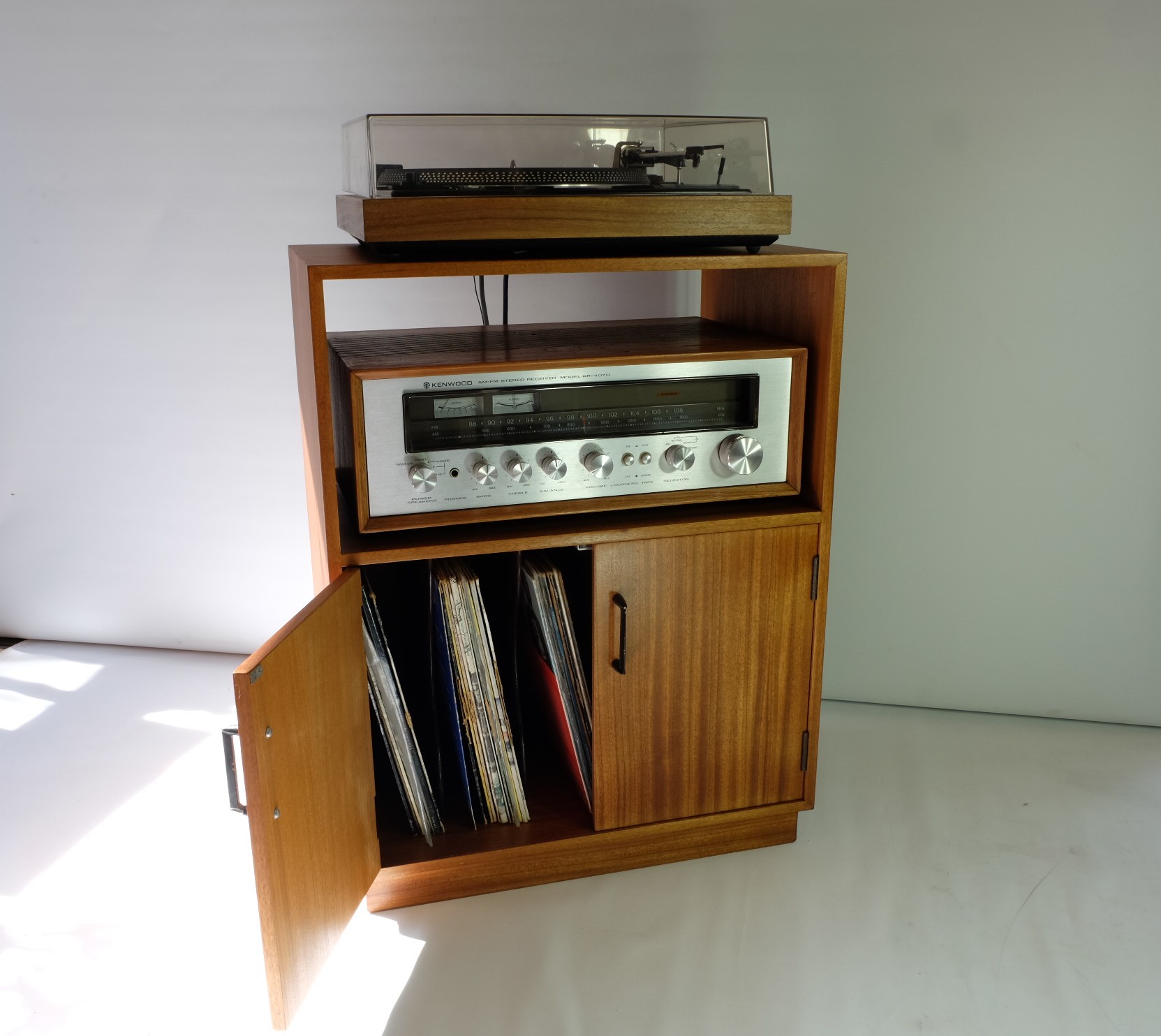 1970s Mahogany Record Cabinet - Function In Form