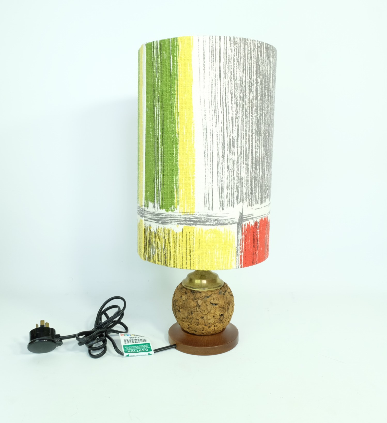 Cork & brass bedside lamp Function In Form