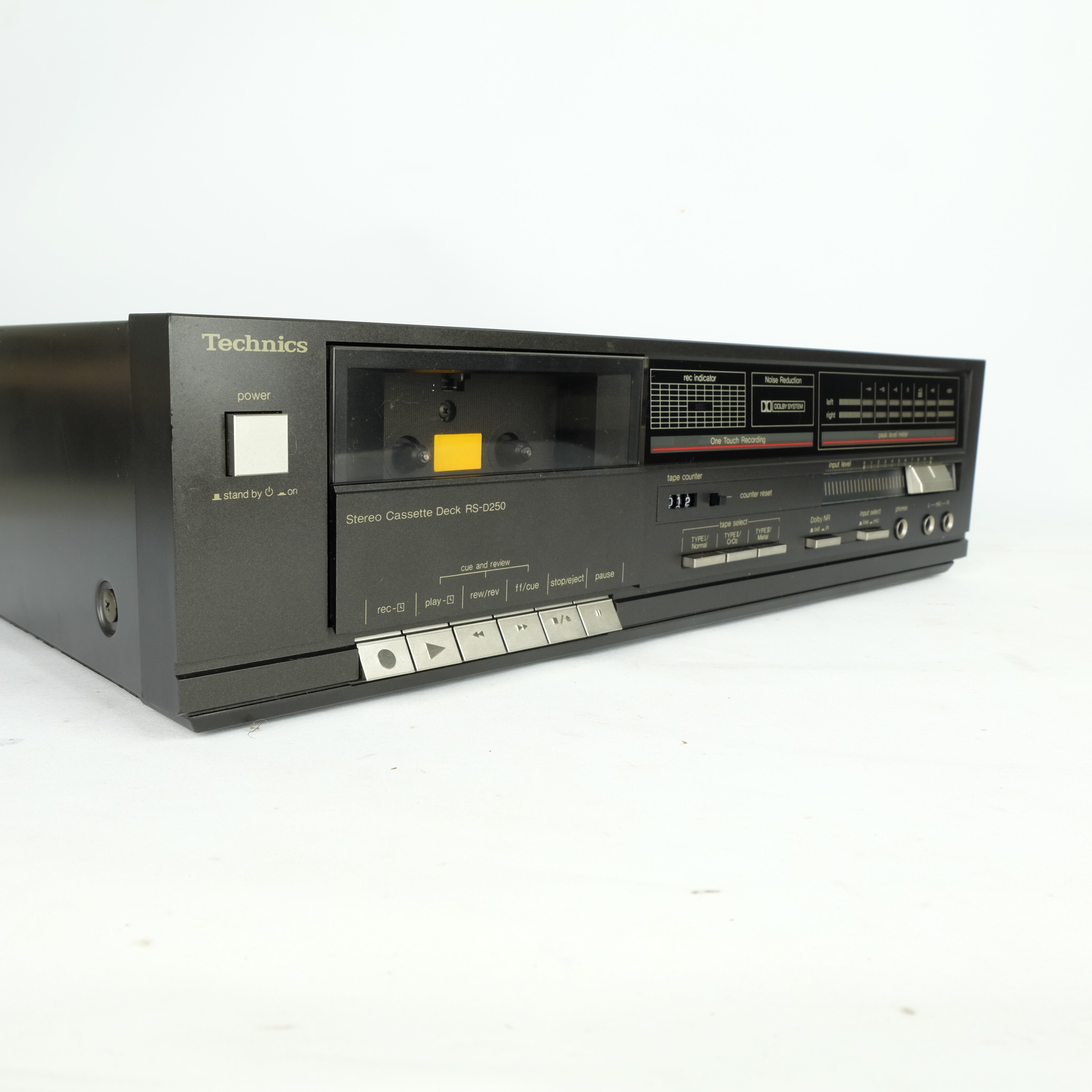 Technics RSD250 Cassette Deck Function In Form