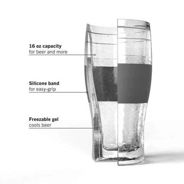 Freeze Cooling Pint Glass Function Junction