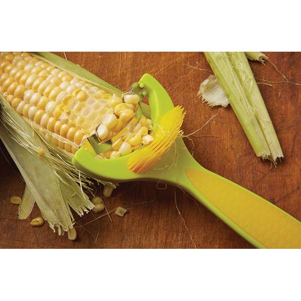 Corn Zipper with Silk Brush Function Junction