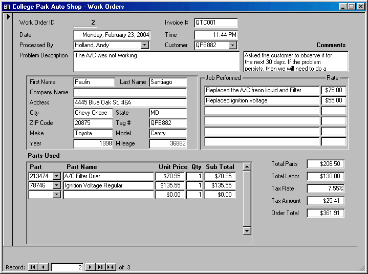 Microsoft Access Tutorials The Command Button Wizard