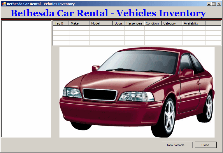 XPath Sample Application Bethesda Car Rental