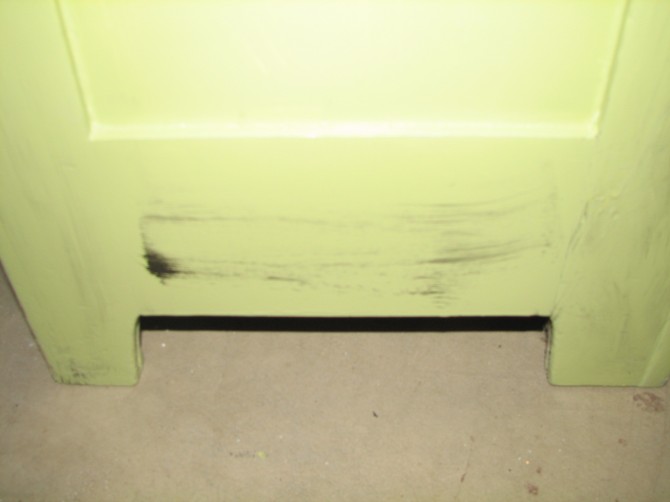 Antique Night Stand Sanding and Glazing FunCycled