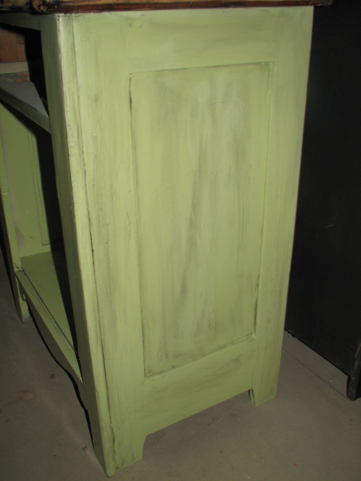 Antique Night Stand Sanding and Glazing FunCycled