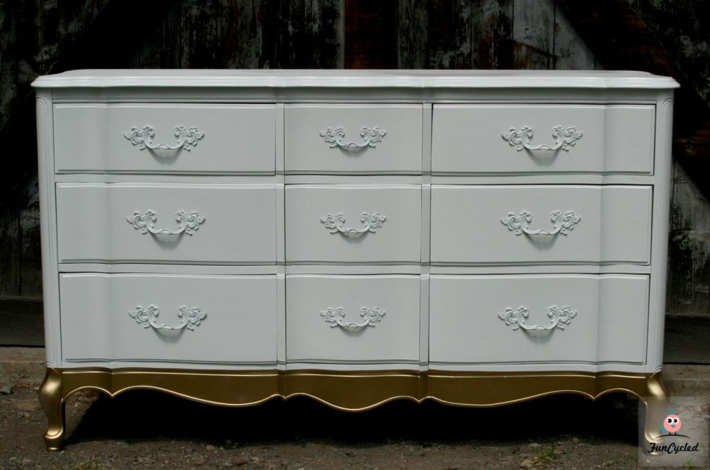 How to Gold Dip Furniture Tuesday's Treasures FunCycled
