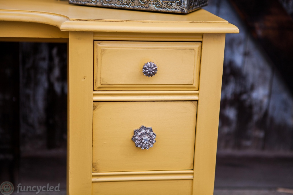 Mustard Yellow Vanity Tuesday's Treasures FunCycled