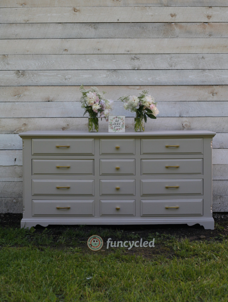 Gray Nursery Dresser Set Tuesday's Treasures FunCycled