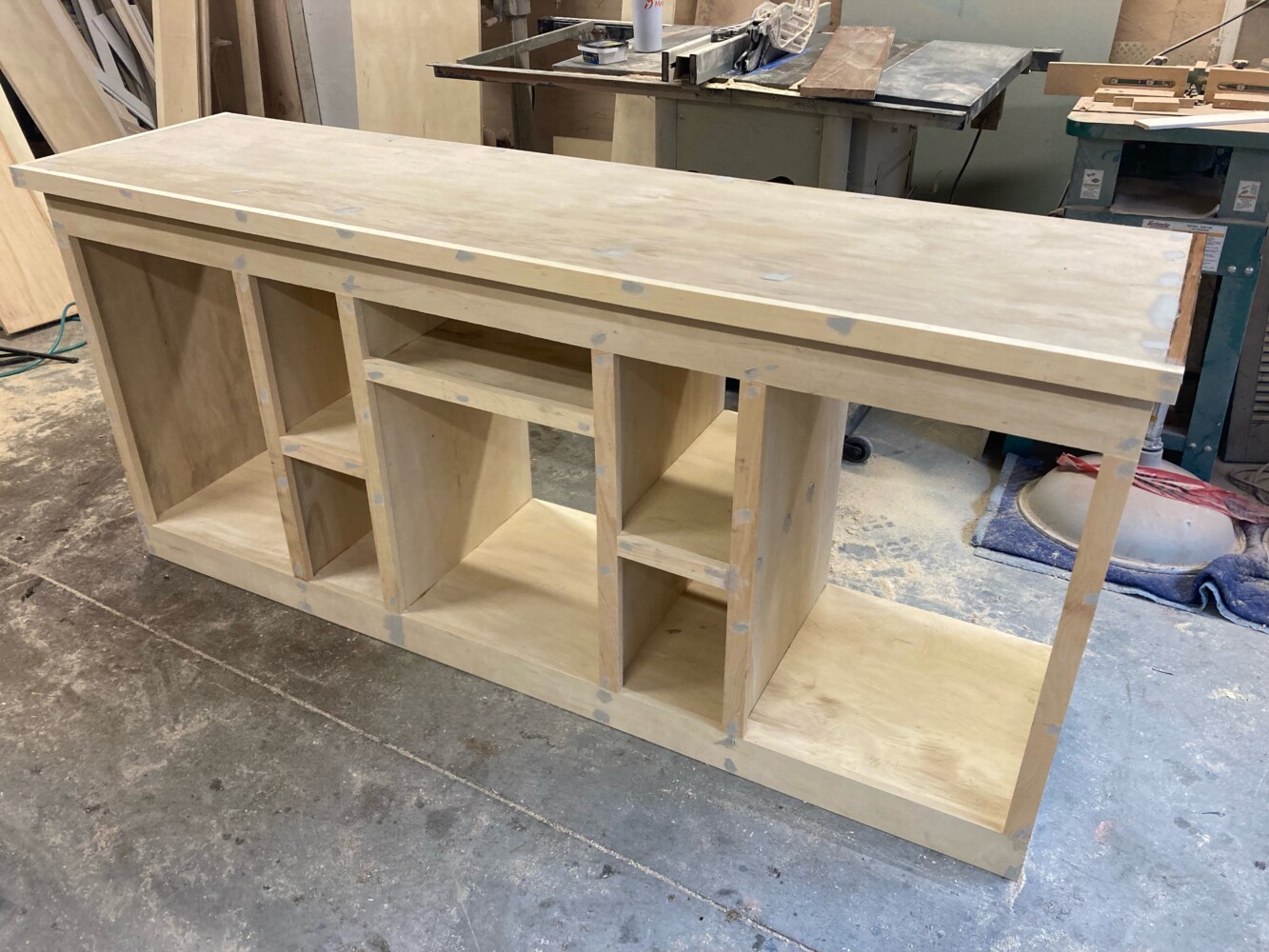 Custom Built Buffet with Mini Fridge FunCycled