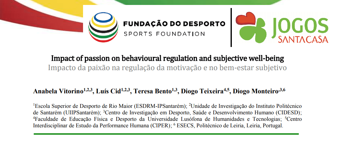 “Impacto da paixão na regulação da motivação e no bemestar subjetivo
