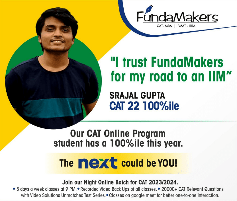 Fundamakers CAT Preparation Best CAT Online Coaching