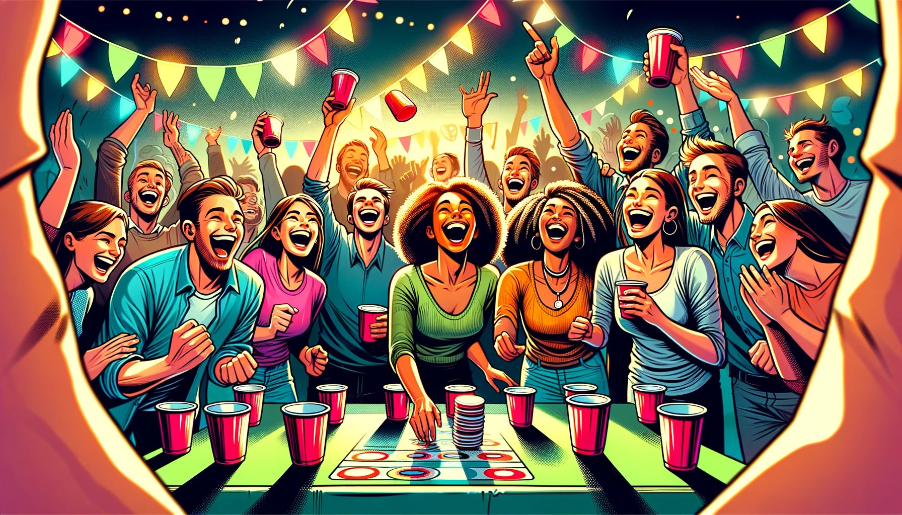 Flip Cup The TeamBased Drinking Game Fun Drinkin Games