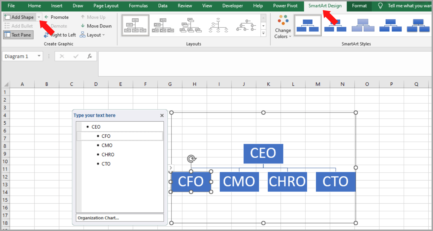Easy Methods for Creating an Org Chart in Excel