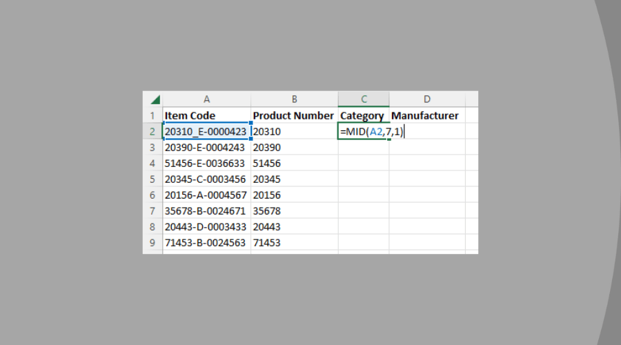 How To Extract a Substring in Excel (Using TEXT Formulas)