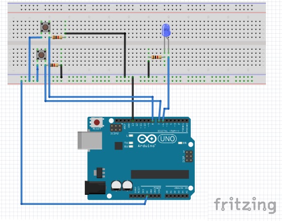 Nr.06 Taster am Arduino | Funduino - Kits und Anleitungen für Arduino