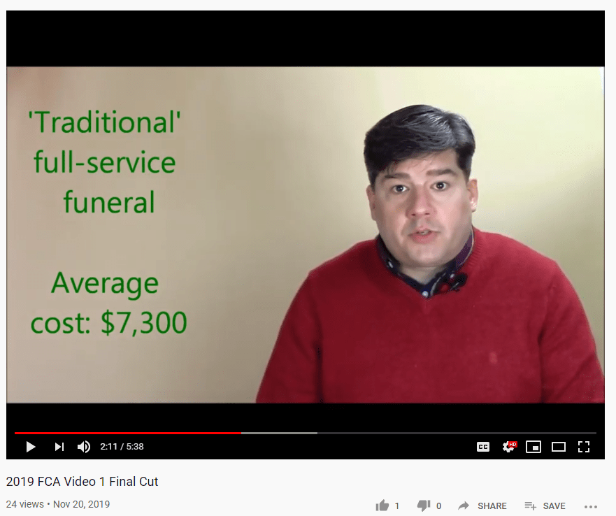 FCA NewsNovember, 2019 Funeral Consumers Alliance