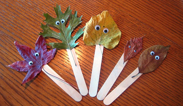 Leaf Creatures Fun Family Crafts