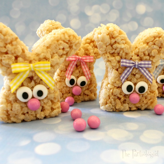 Easy Rice Krispie Bunnies Fun Family Crafts