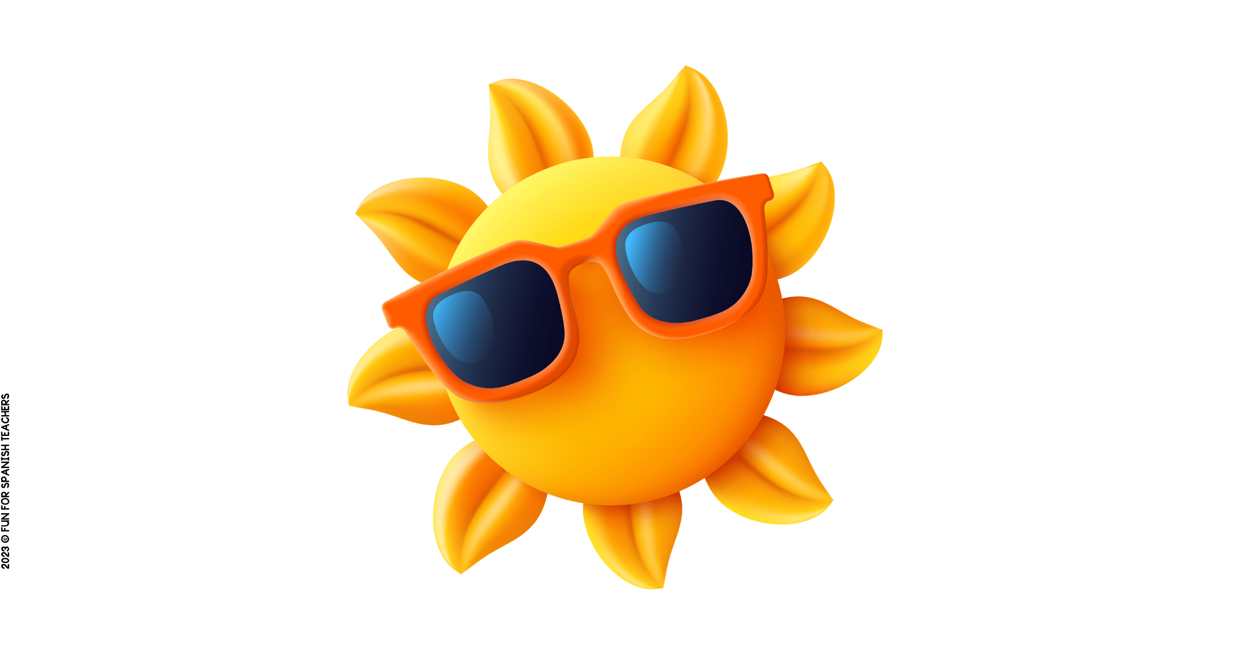 GET YOUR SPANISH CLASS IN THE SUMMER MOOD WITH THIS SUNGLASSES ON THE