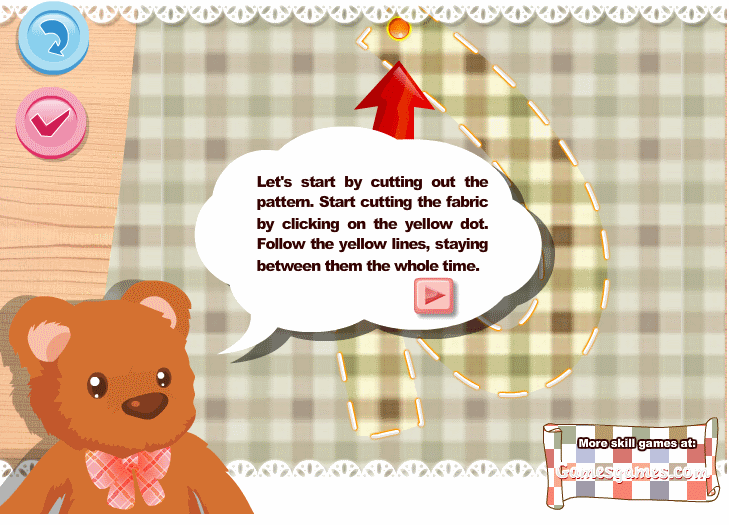 Sew The Stuffed Toy Game Fun Girls Games