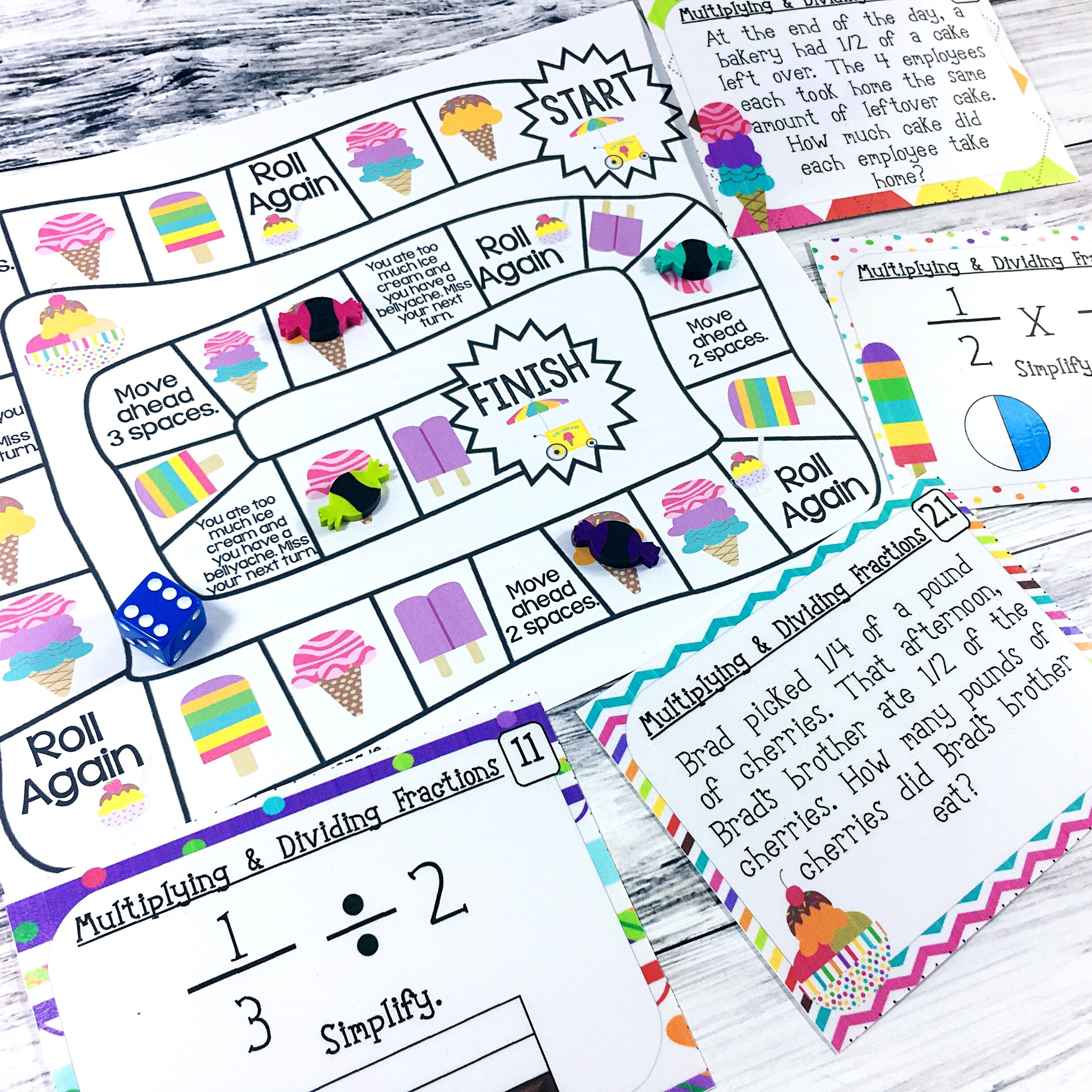 Multiplying and Dividing Fractions: Word Problem Practice - Fun in 5th