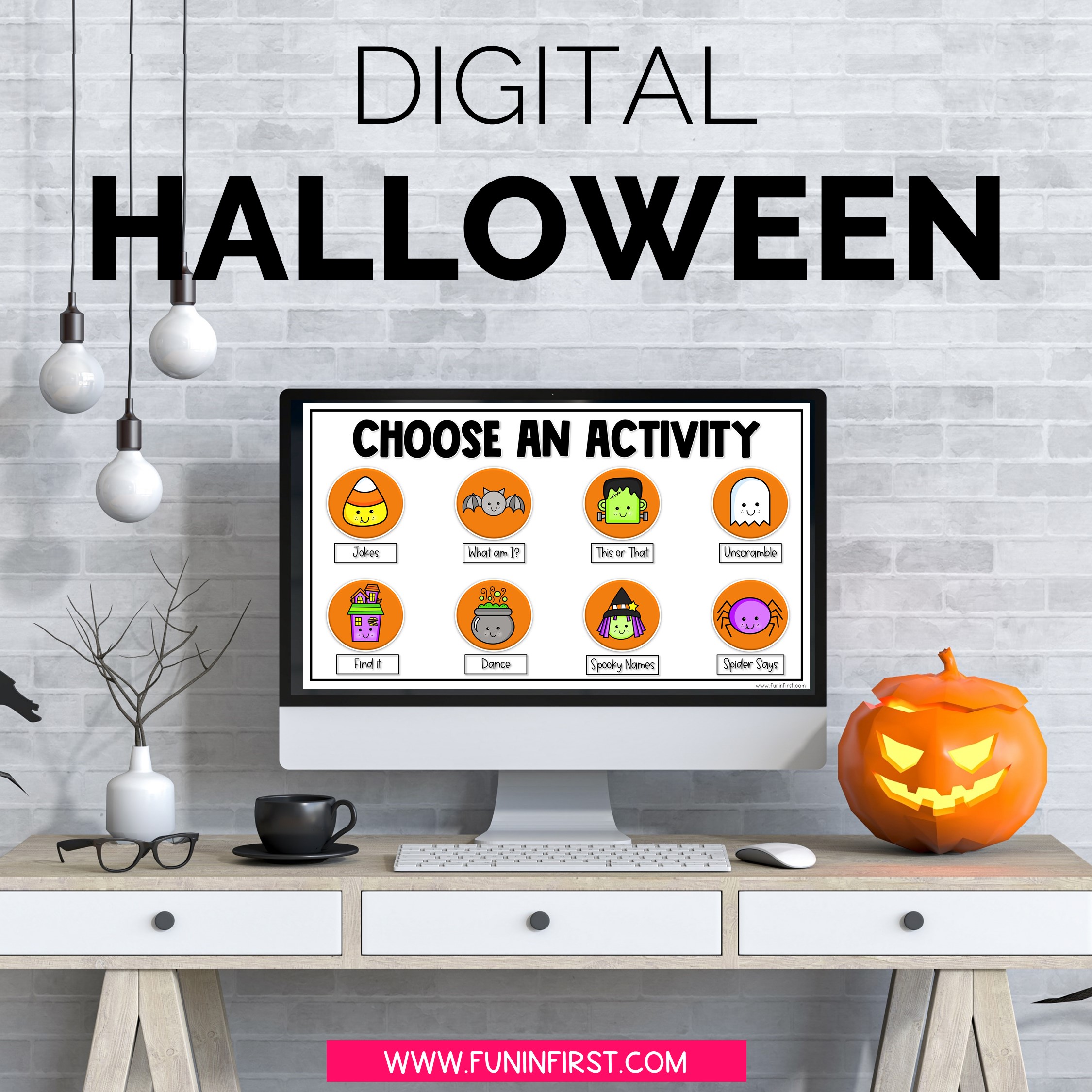 Virtual Halloween Party Fun in First