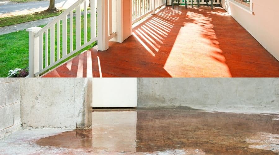 How To Waterproof A Basement Under Front Porch Fun In The Yard