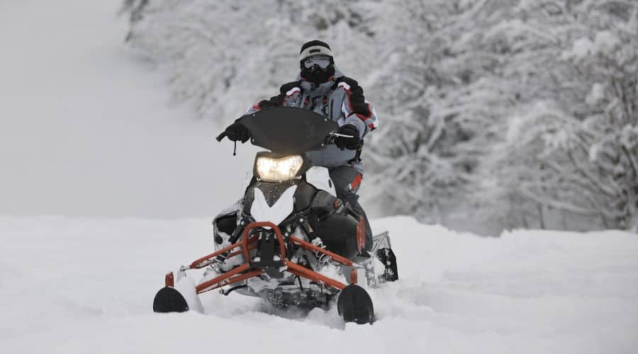 What Is A Snowmobile Can Fun In The Yard