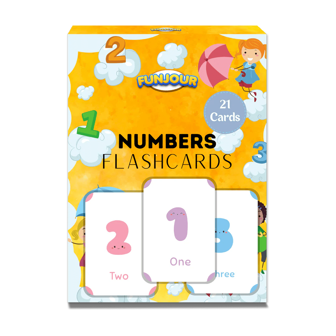 Numbers Flash Cards for Kids Early Learning Funjour