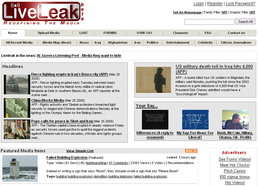 LiveLeak.com – Redefining the Media | funk.eu...hey, it's just me...