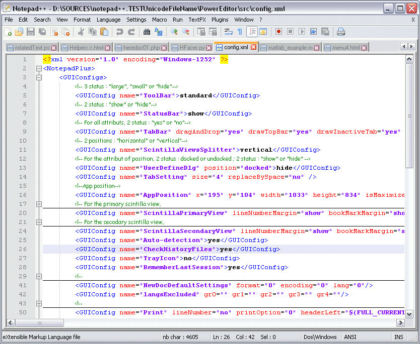 Notepad++ source code editor and Notepad replacement funk.eu...hey