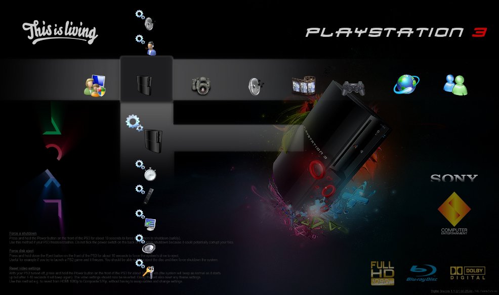 PS3 Custom Theme “Digital Dreams” funk.eu...hey, it's just me...