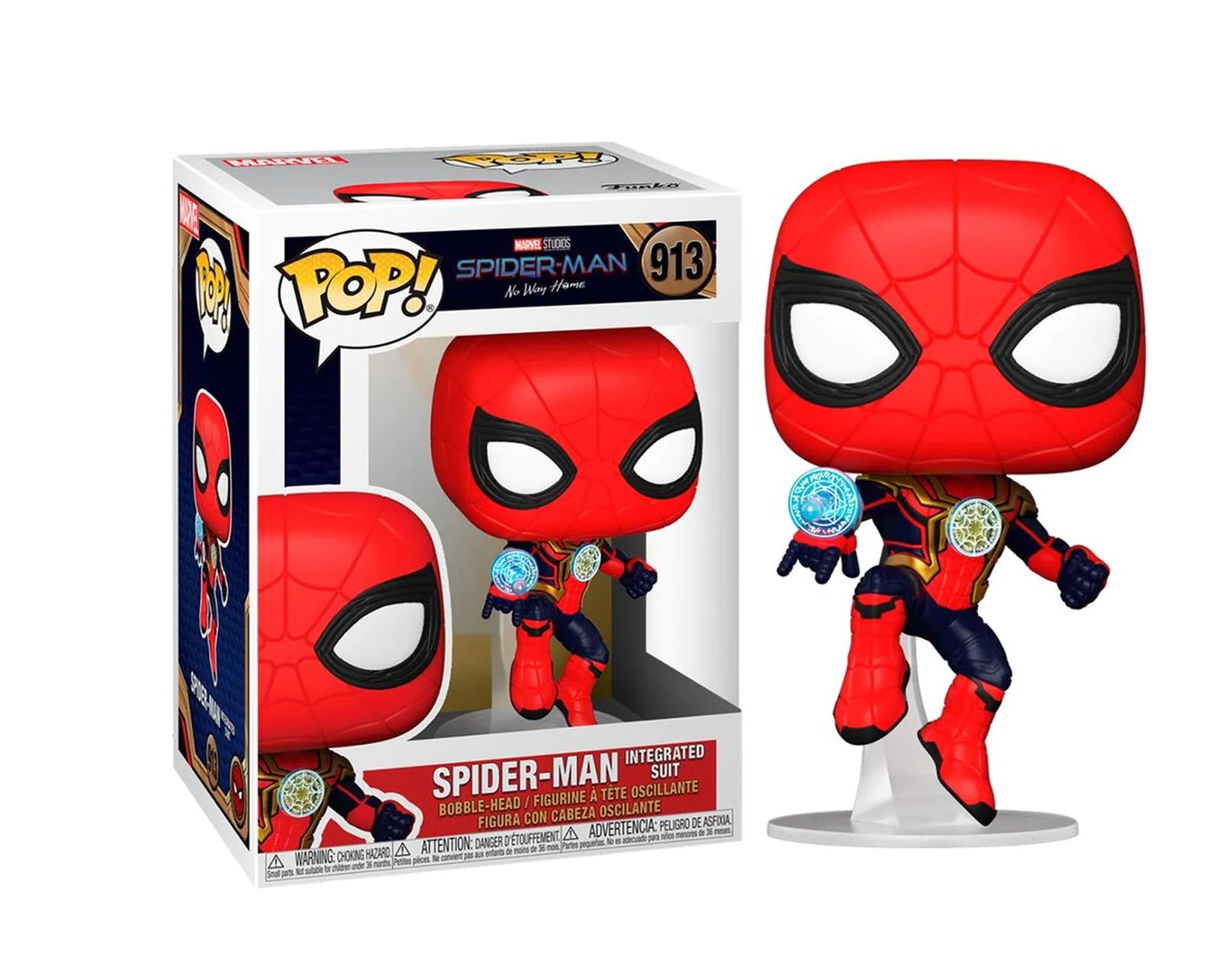 Funko pop Spiderman integrated suit Spiderman no way home