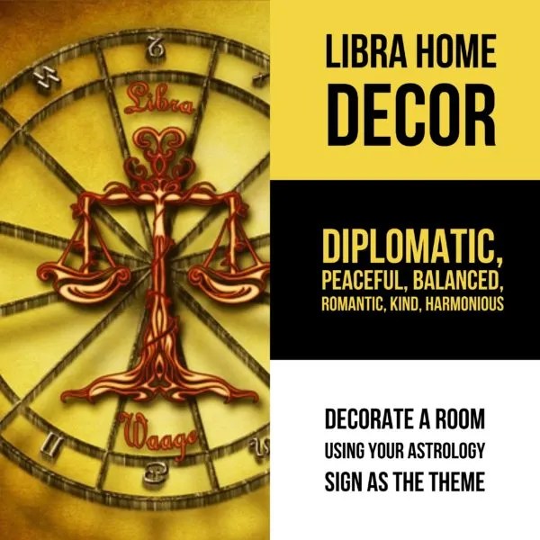 Libra Home Decor for the Judge in the Family Creative Room Decor