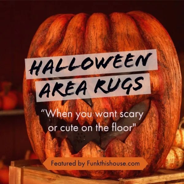 Funk'N Cute & Scary Halloween Area Rugs Get Ready for Halloween