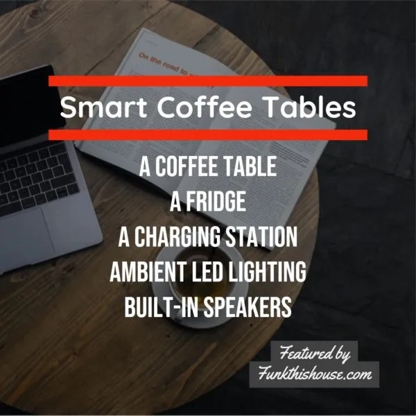 Smart Coffee Tables Ideal for Small Homes, Offices or Rooms