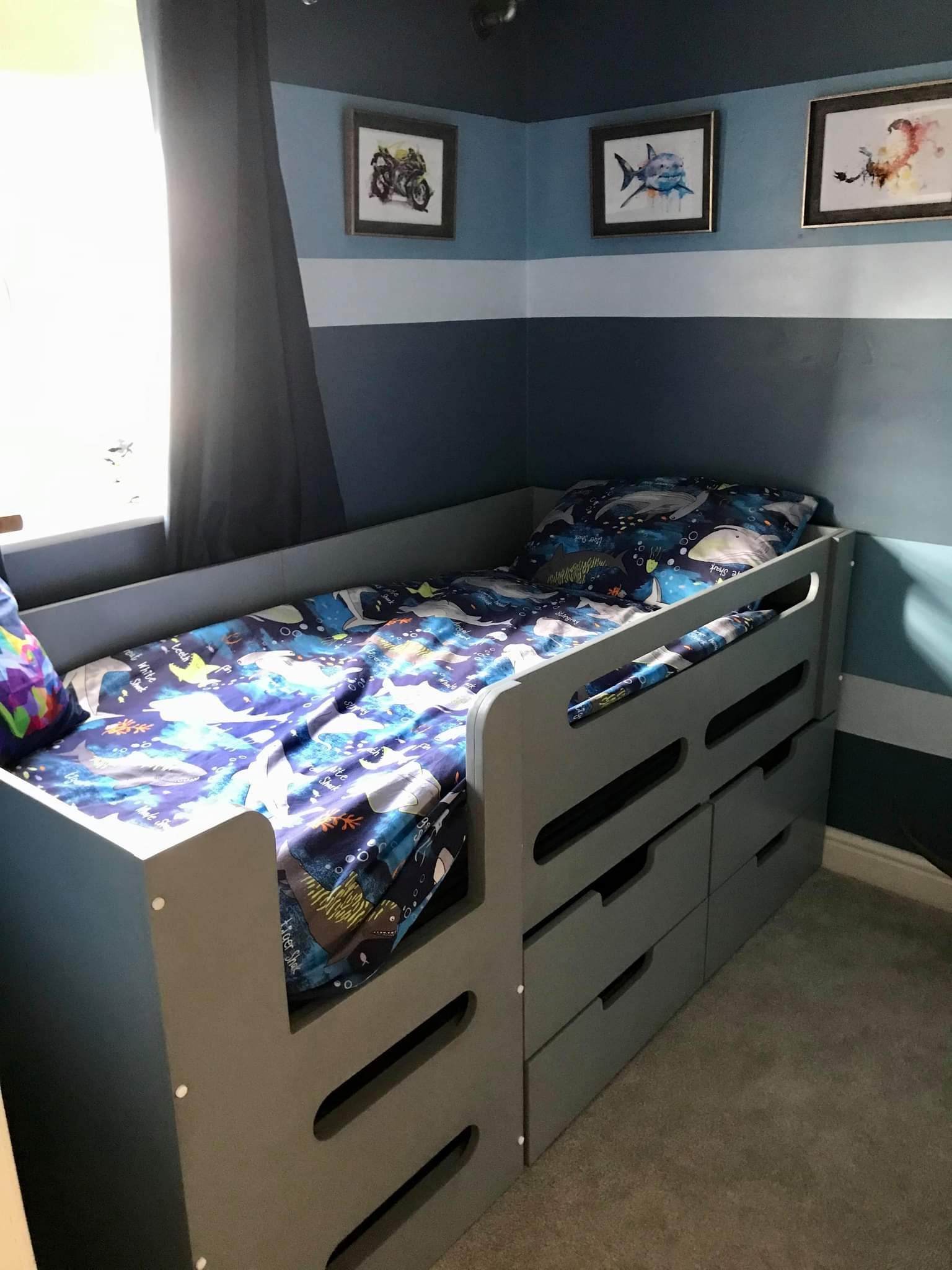 cabin storage bed