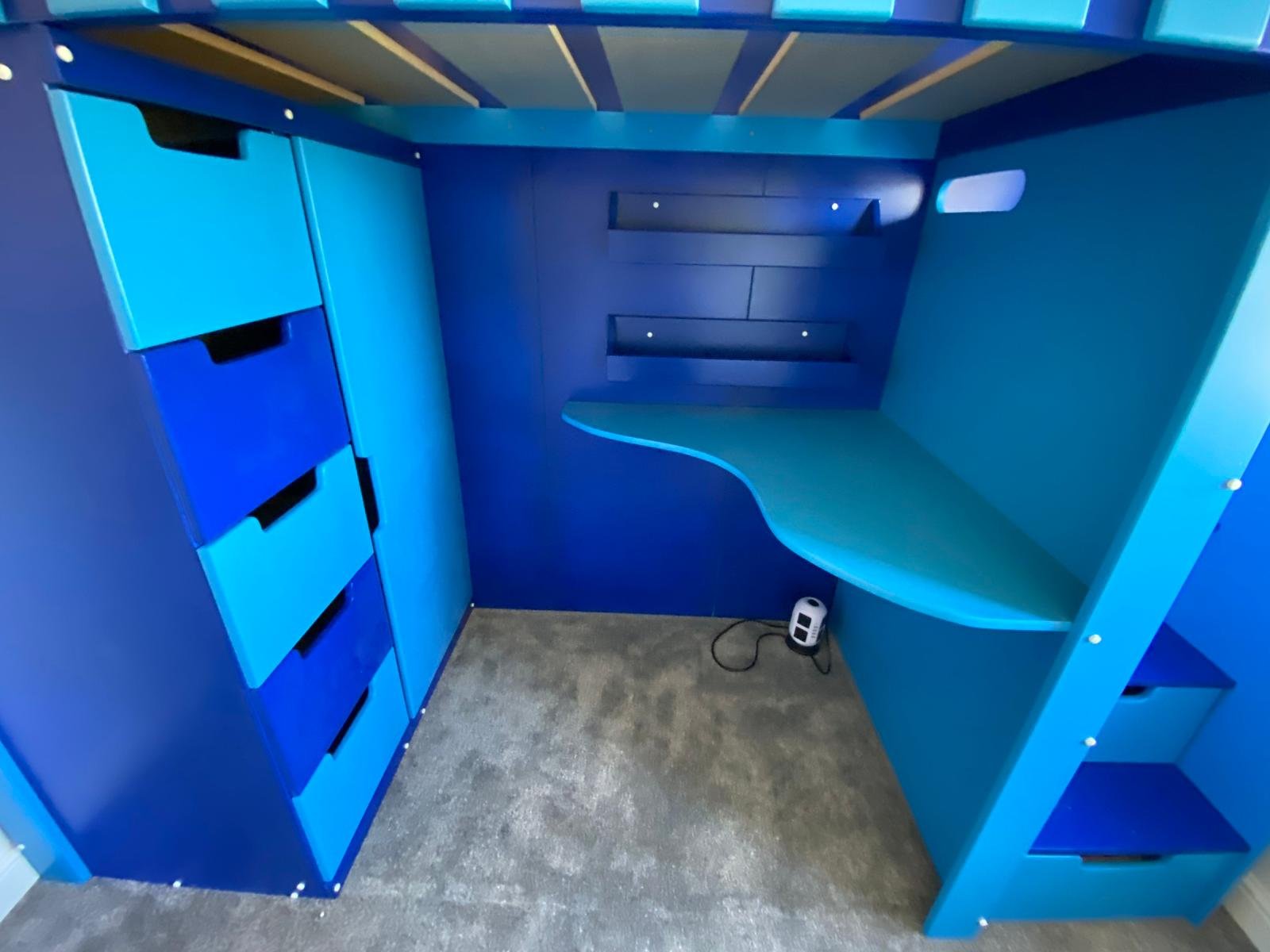 storage study high sleeper