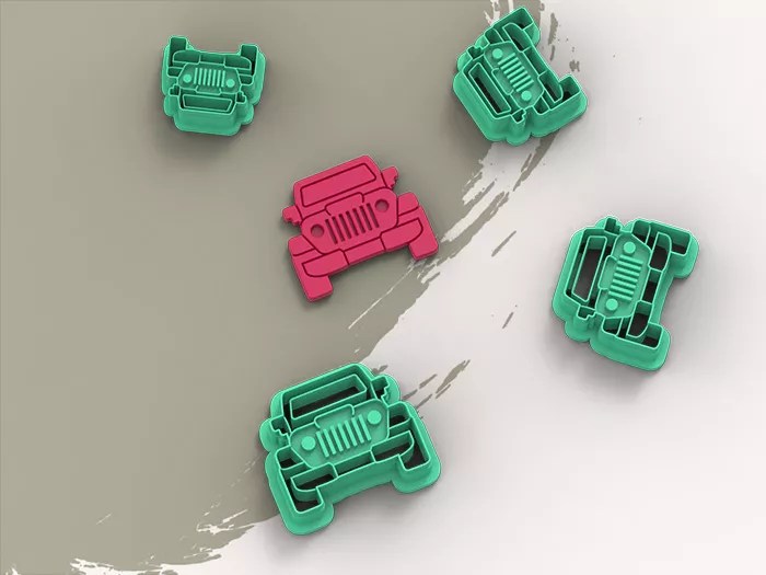 Κουπάτ Πηλού Jeep Αυτοκίνητο Funky Cutters