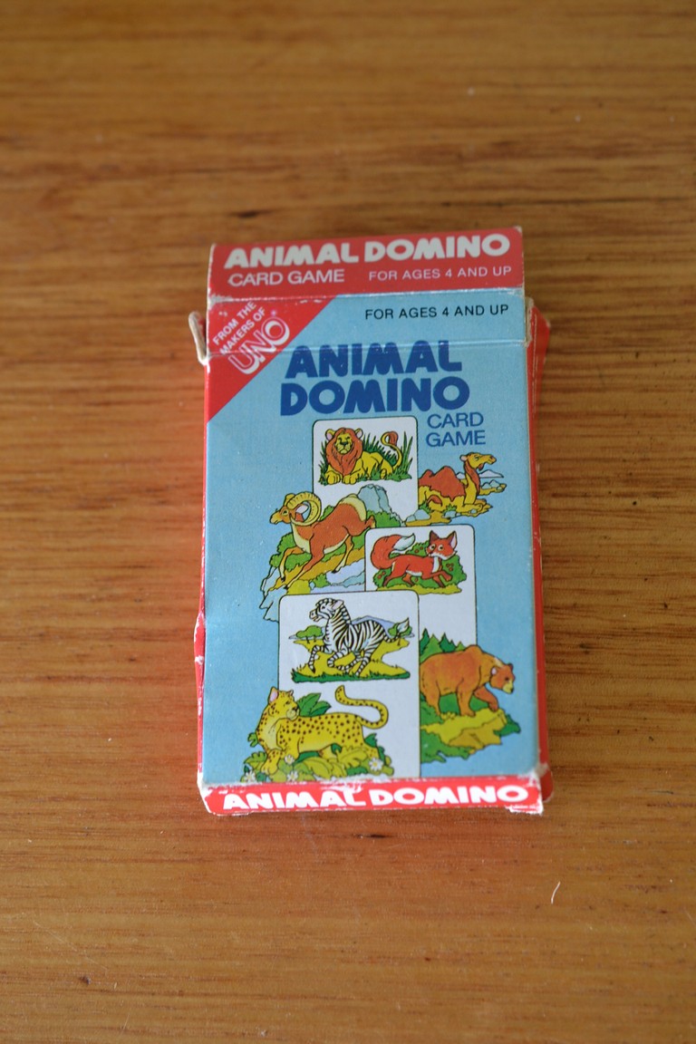 Vintage Animal Domino 1983 Belgium card game eBay